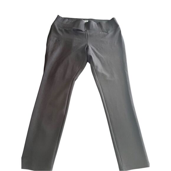 Investment Slim Actor Ponte Leggings black pants size 1X - Picture 1 of 4